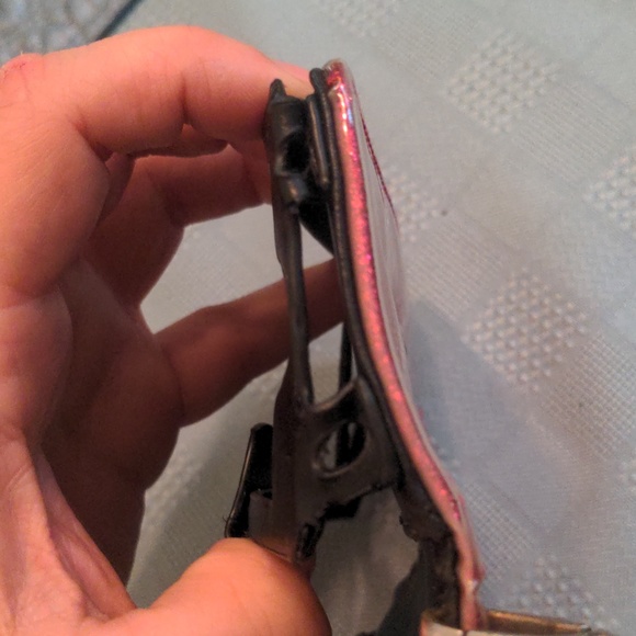 ⭐ 2 / $12 Victoria's secret striped pink clutter clutch (iphone 4/5) - Picture 8 of 16